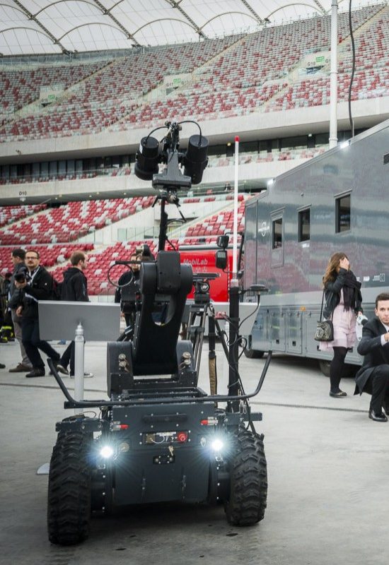 System Proteus pokaz na Stadionie Narodowym w Warszawie (fot. PIAP)